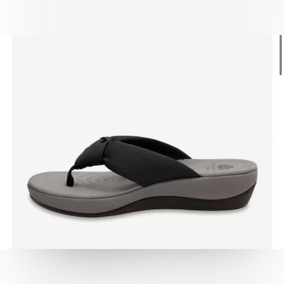 Clarks Women Cloudsteppers Arla Glison Ortholite Sandals Thong Shoes Size 12 New - Picture 2 of 11